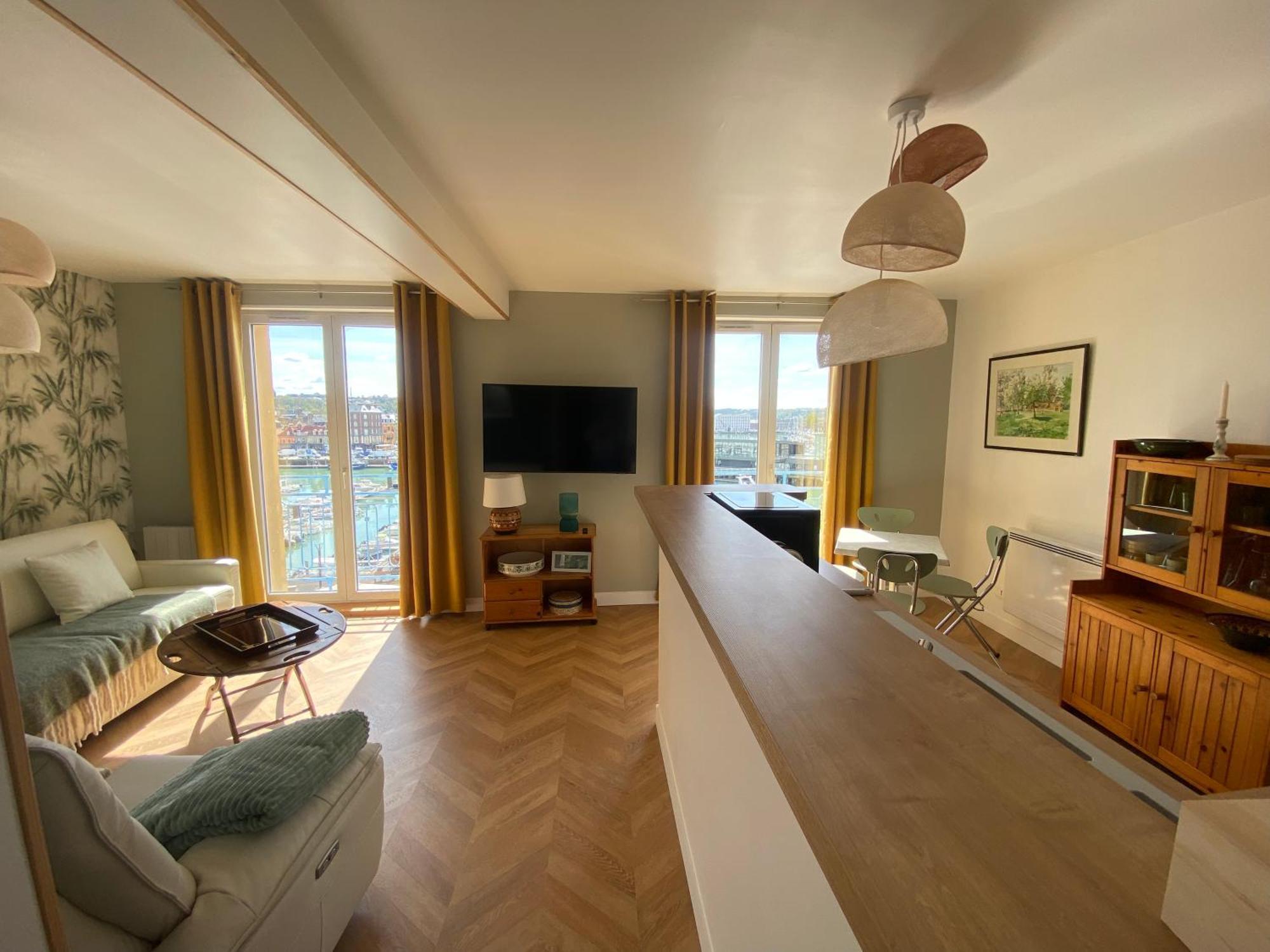 Etablissement 3 Etoiles Avec Ascenseur, 3 Appartements Lumineux Vue Port Avec Balcon, 200M De La Mer, Wifi Fibre, Tous Service Inclus Дьєпп Екстер'єр фото