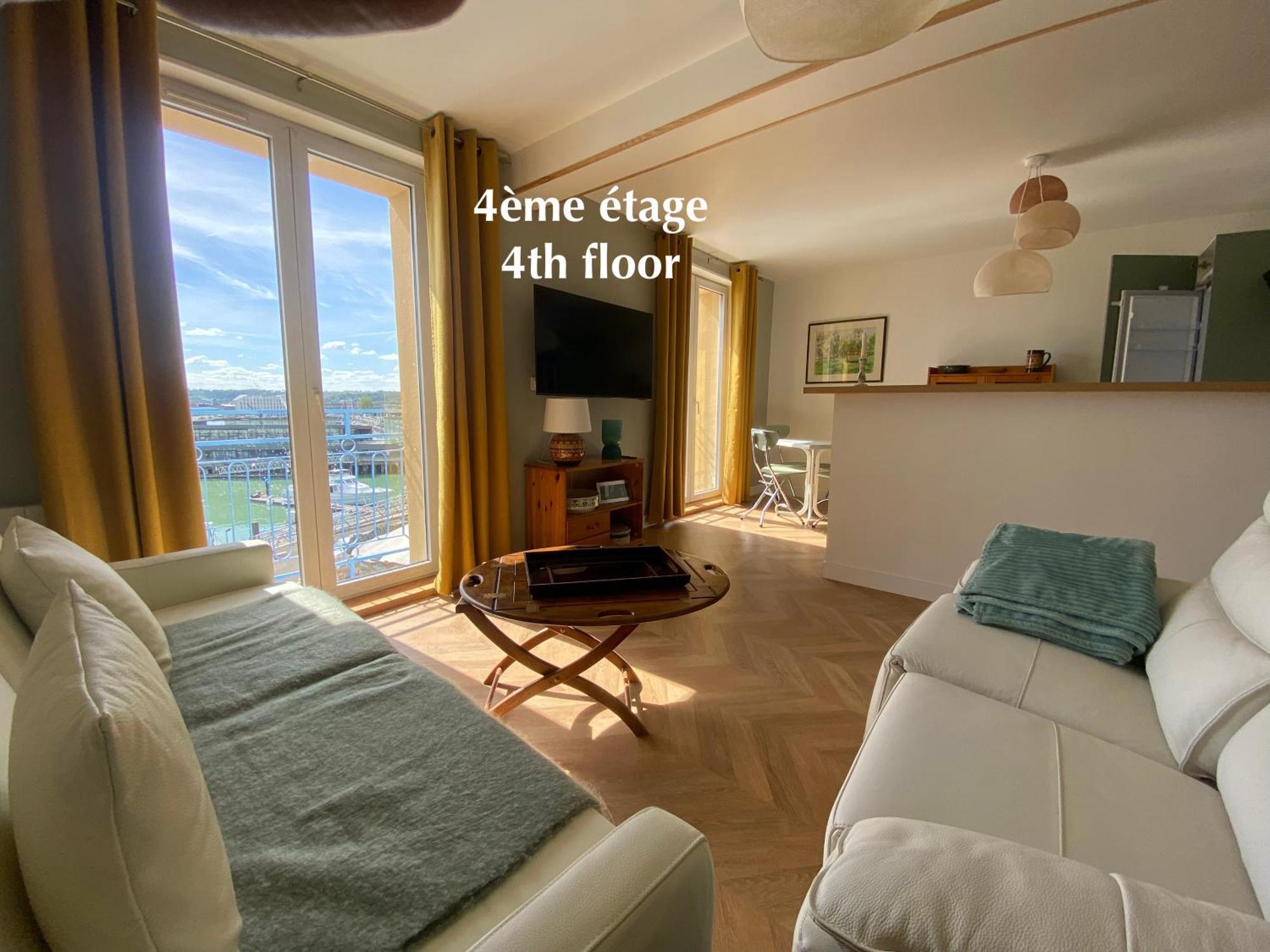 Etablissement 3 Etoiles Avec Ascenseur, 3 Appartements Lumineux Vue Port Avec Balcon, 200M De La Mer, Wifi Fibre, Tous Service Inclus Дьєпп Екстер'єр фото